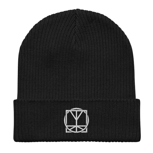 Black Beanie - Embroidered Logo