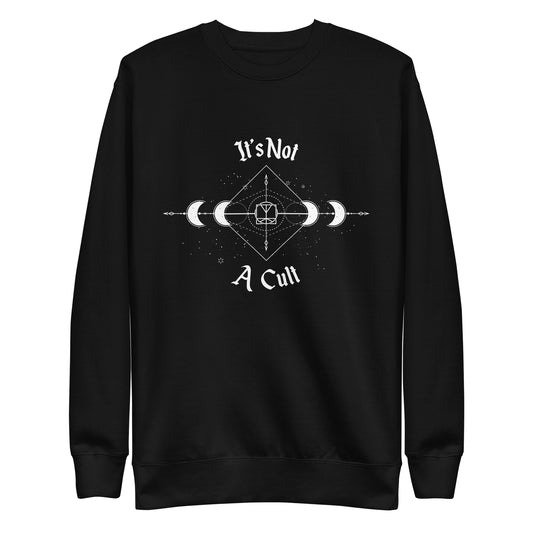 It's Not A Cult - Black Jumper